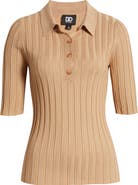 DO by Dee Ocleppo Rib Polo Sweater