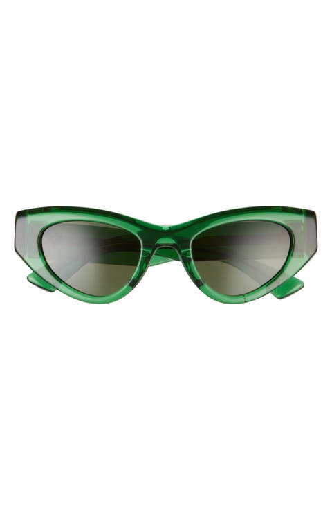 49mm Cat Eye Sunglasses