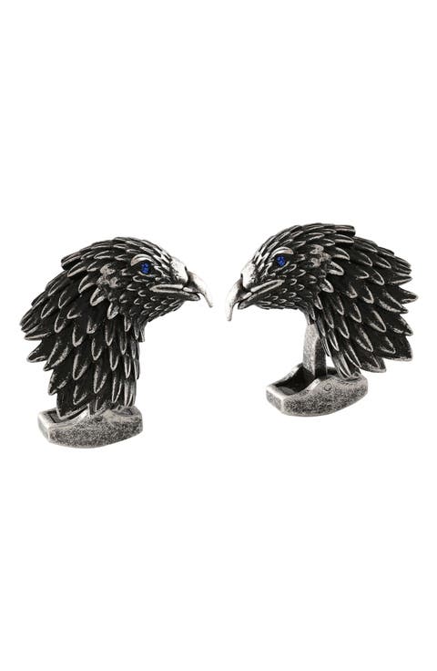 Mechanical Eagle Cuff Links