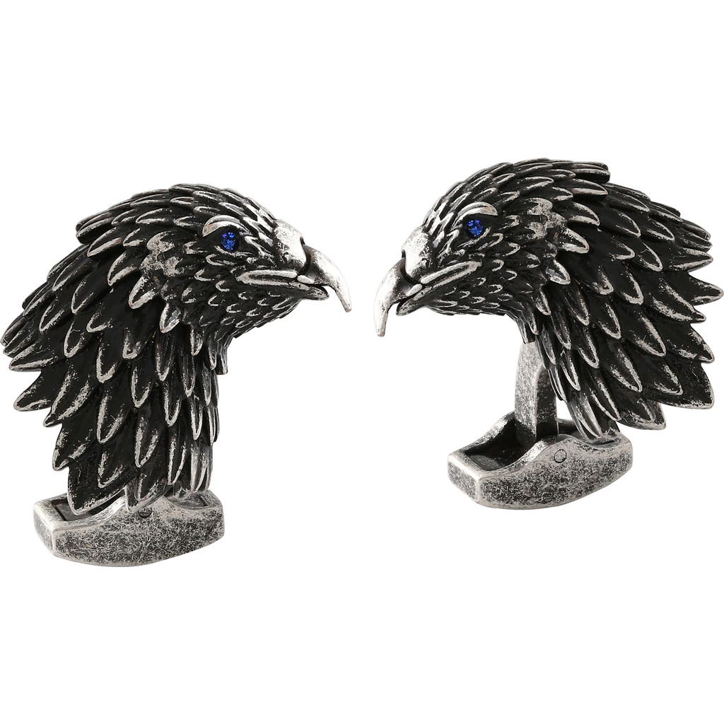 Tateossian Mechanical Eagle Cuff Links in Black  product