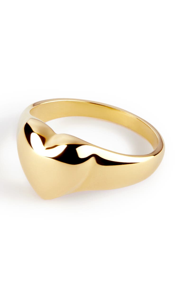 Ana Luisa Heart Ring - Isla, Alternate, color, Gold
