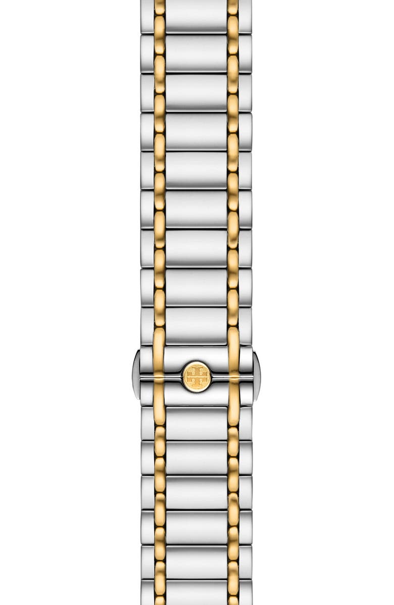 Tory Burch The Miller 20mm Apple Watch<sup>®</sup> Bracelet Watchband, Alternate, color, Two-Tone
