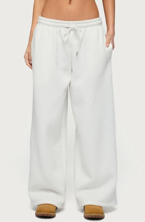 Kamari Low Rise Wide Leg Sweatpants (Petite)