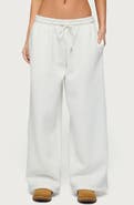 EDIKTED Kamari Low Rise Wide Leg Sweatpants
