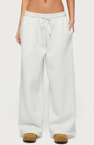 EDIKTED Kamari Low Rise Wide Leg Sweatpants