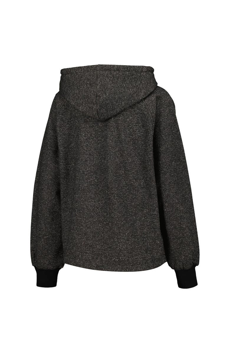 DKNY SPORT Women's DKNY Sport Black Cleveland Guardians Debbie Dolman Raglan Pullover Hoodie, Alternate, color, Black