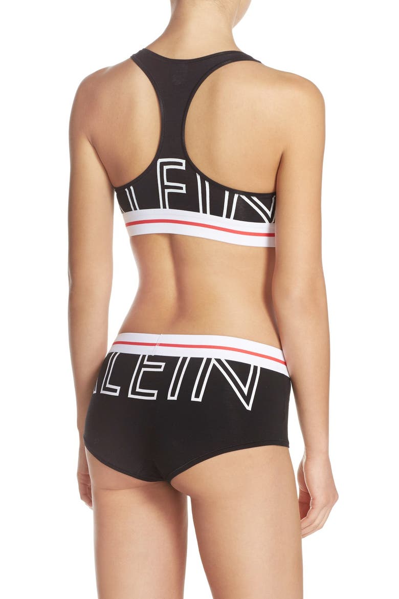 'Modern' Logo Panties, Alternate, color, BLACK