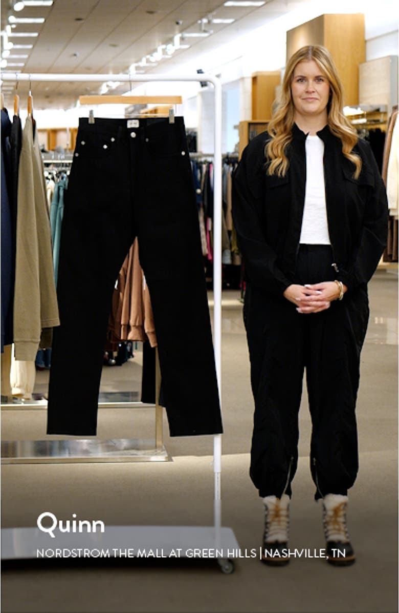 55 Relaxed Straight Leg Organic Cotton Jeans, sales video thumbnail