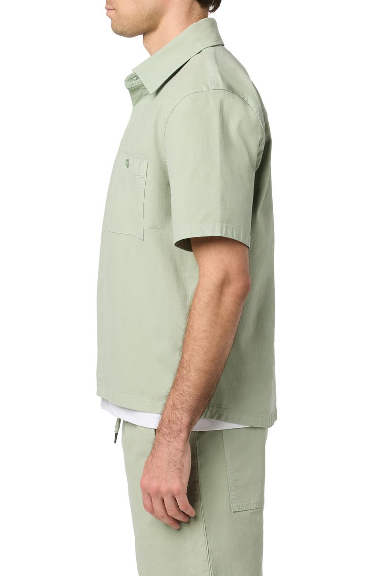 Cotton Camp Shirt, Alternate, color, ICEBERG GREEN