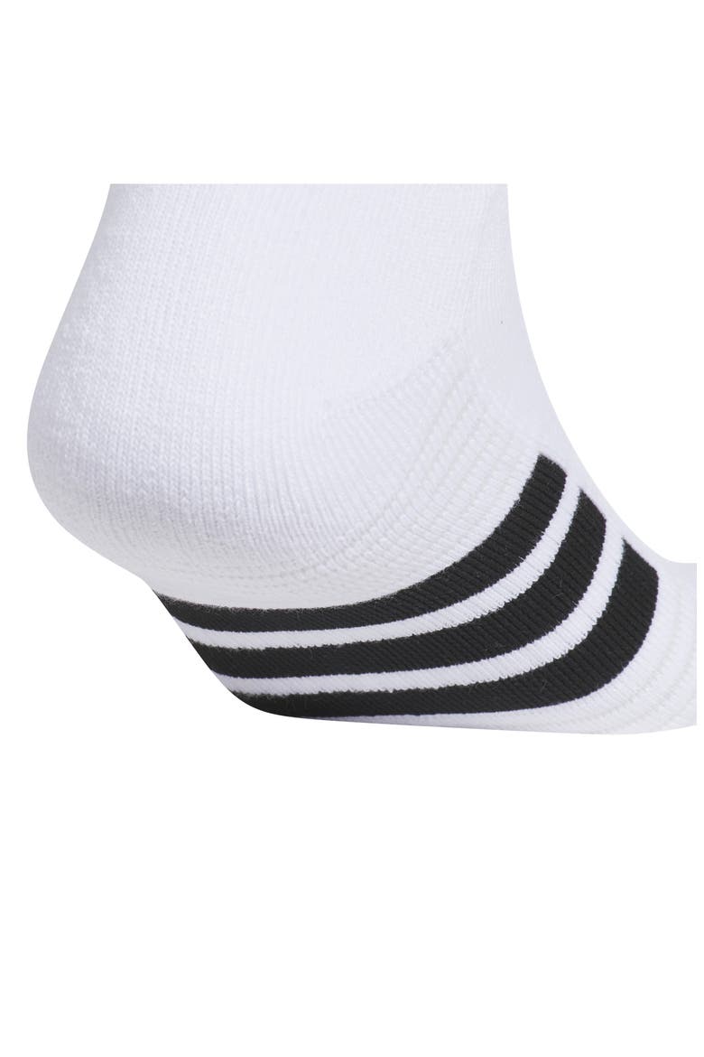 Cushioned 4.0 3-Pack Ankle Socks, Alternate, color, WHITE/ BLACK/ CLEAR GREY