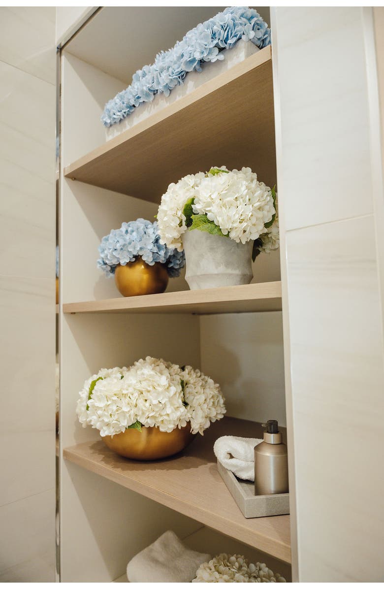 CocoBella Ryann RealTouch Hydrangea Arrangement, Alternate, color, Azure