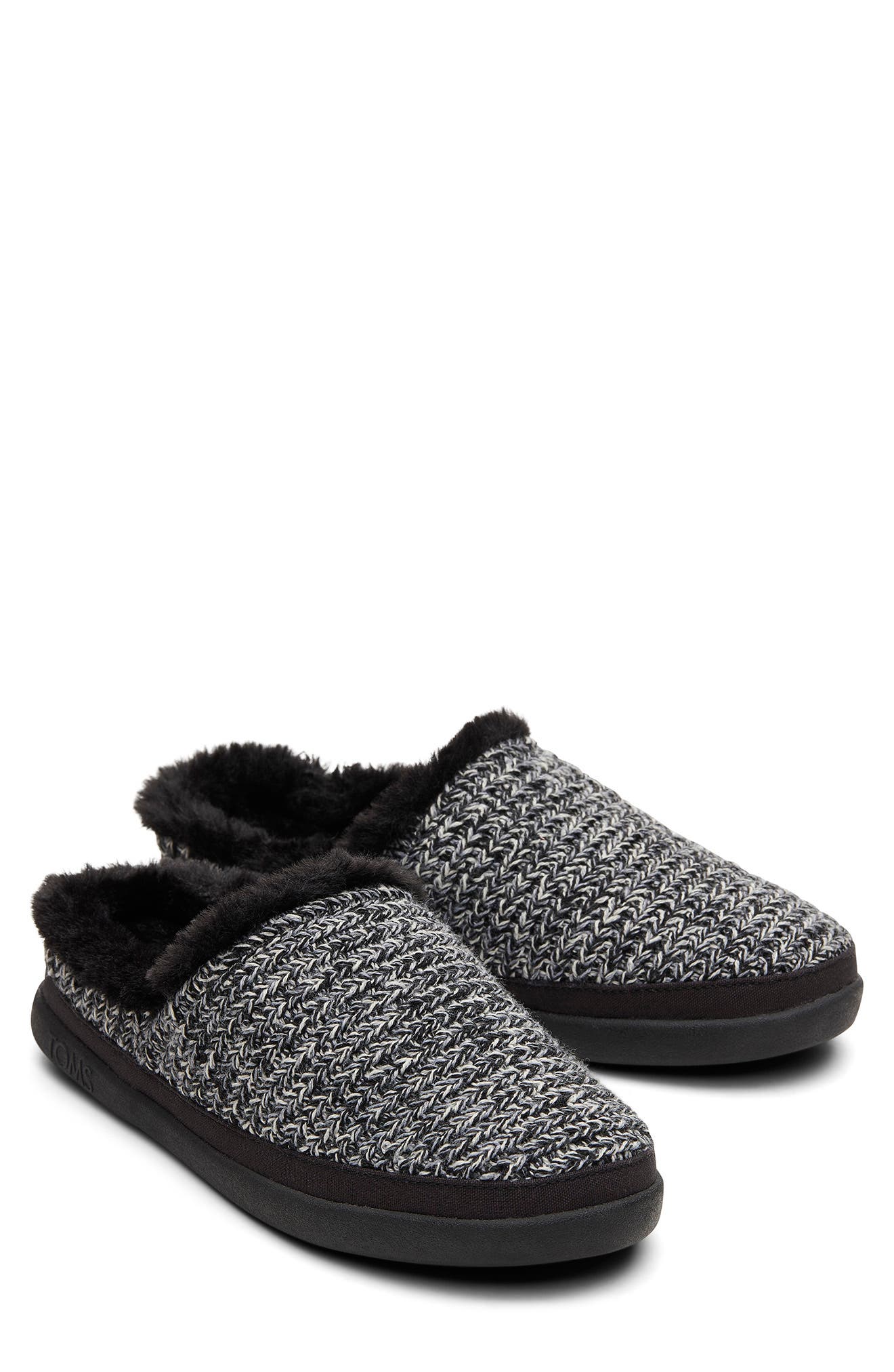 TOMS Faux Fur Lined Slipper, Main, color, 