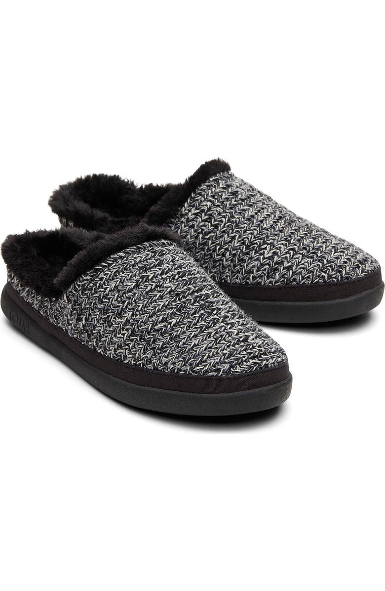 TOMS Faux Fur Lined Slipper, Main, color,