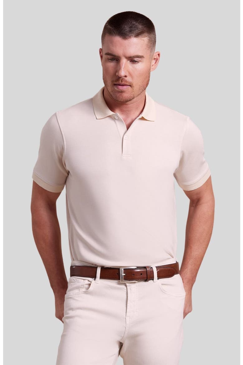 The Holden Short Sleeve Polo, Alternate, color, Sand