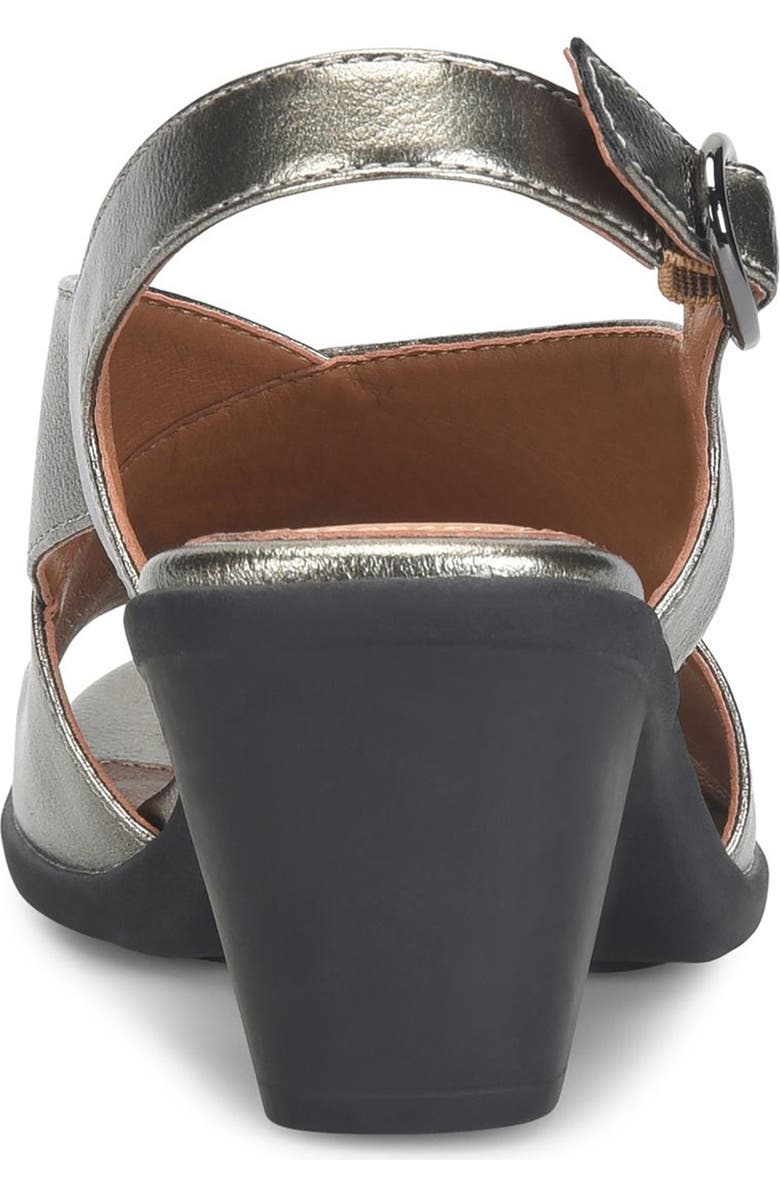 EUROSOFT Kylie Slingback Sandal, Alternate, color, Pewter