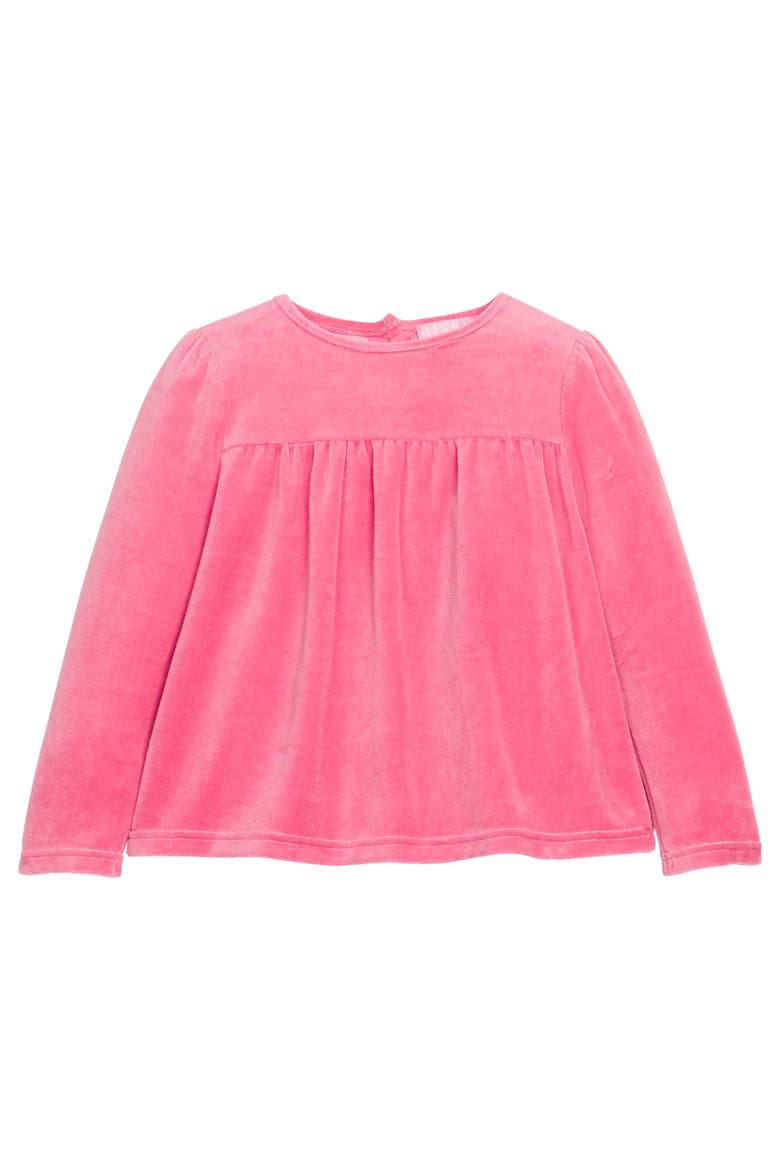 Kids' Velour Lisle Top, Main, color, Tulip Velour