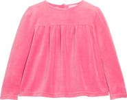 BISBY Kids' Velour Lisle Top