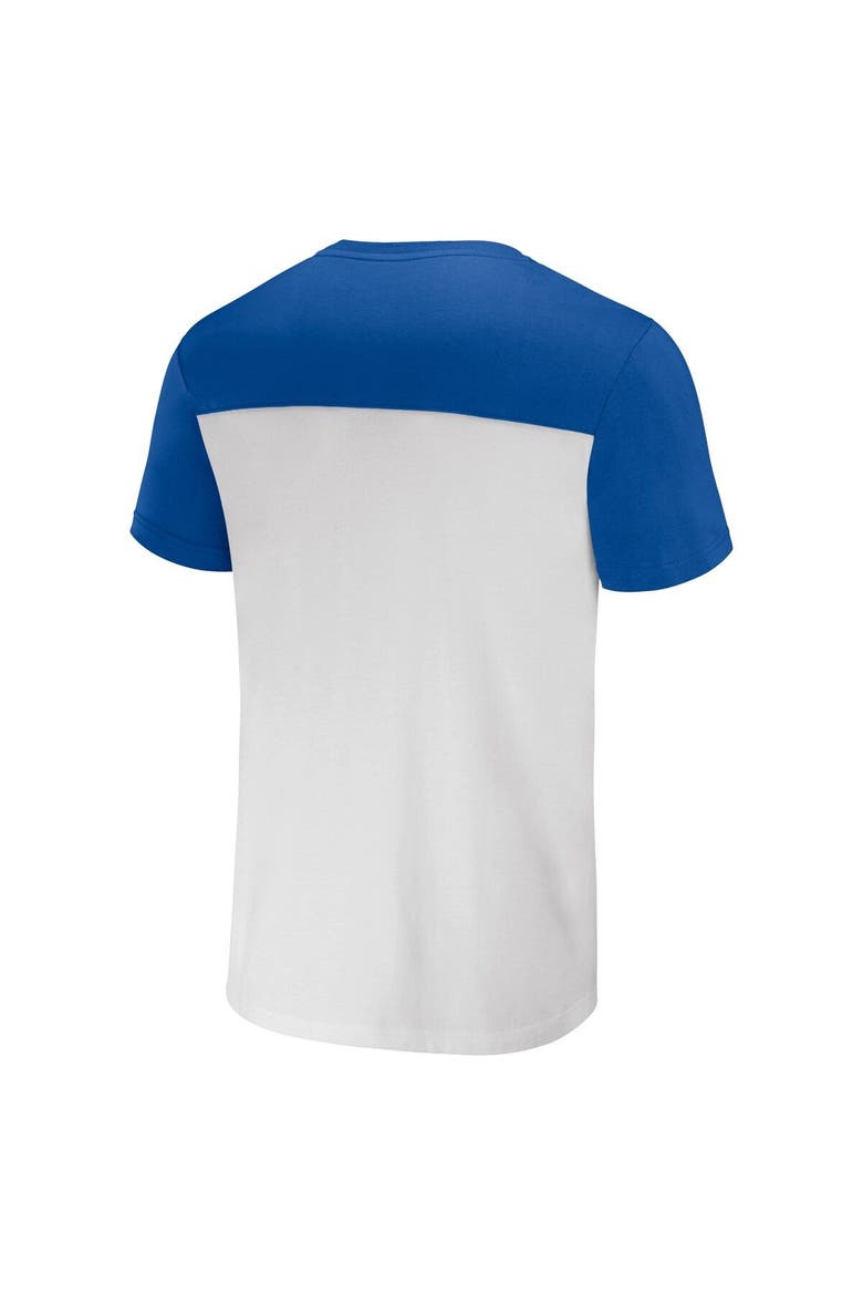 Men's NFL x Darius Rucker Collection by Fanatics White/Royal Indianapolis Colts Colorblocked T-Shirt, Alternate, color, White