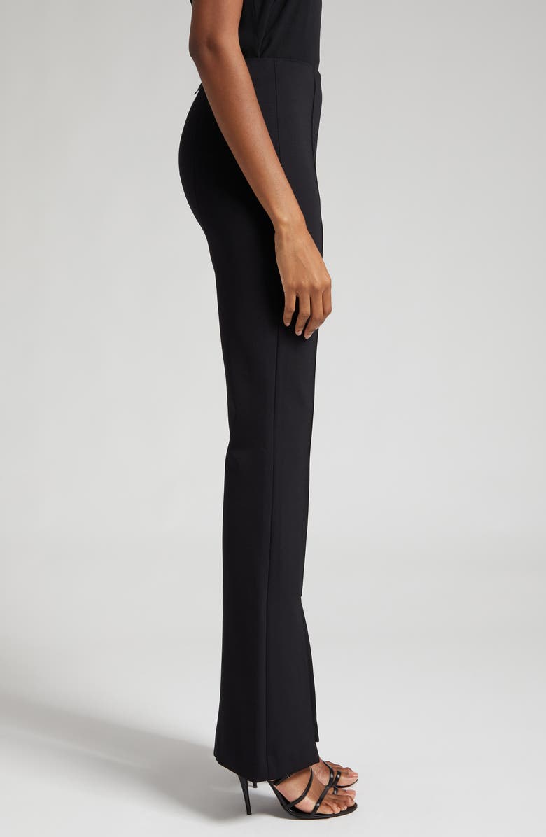 Alice + Olivia Emiko Split Cuff High Waist Flare Pants, Alternate, color, 