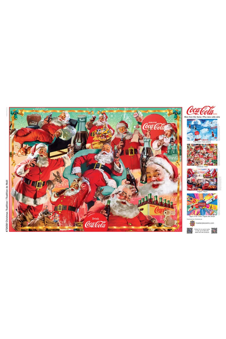 Coca-Cola Tradition 1000 Piece Puzzle, Alternate, color, Multicolor