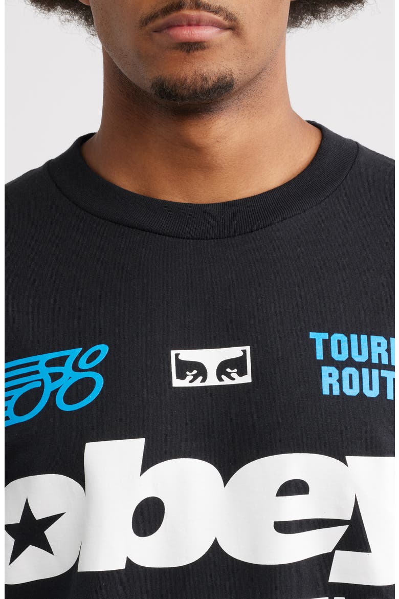 Competition Graphic Long Sleeve T-Shirt, Alternate, color, BLACK