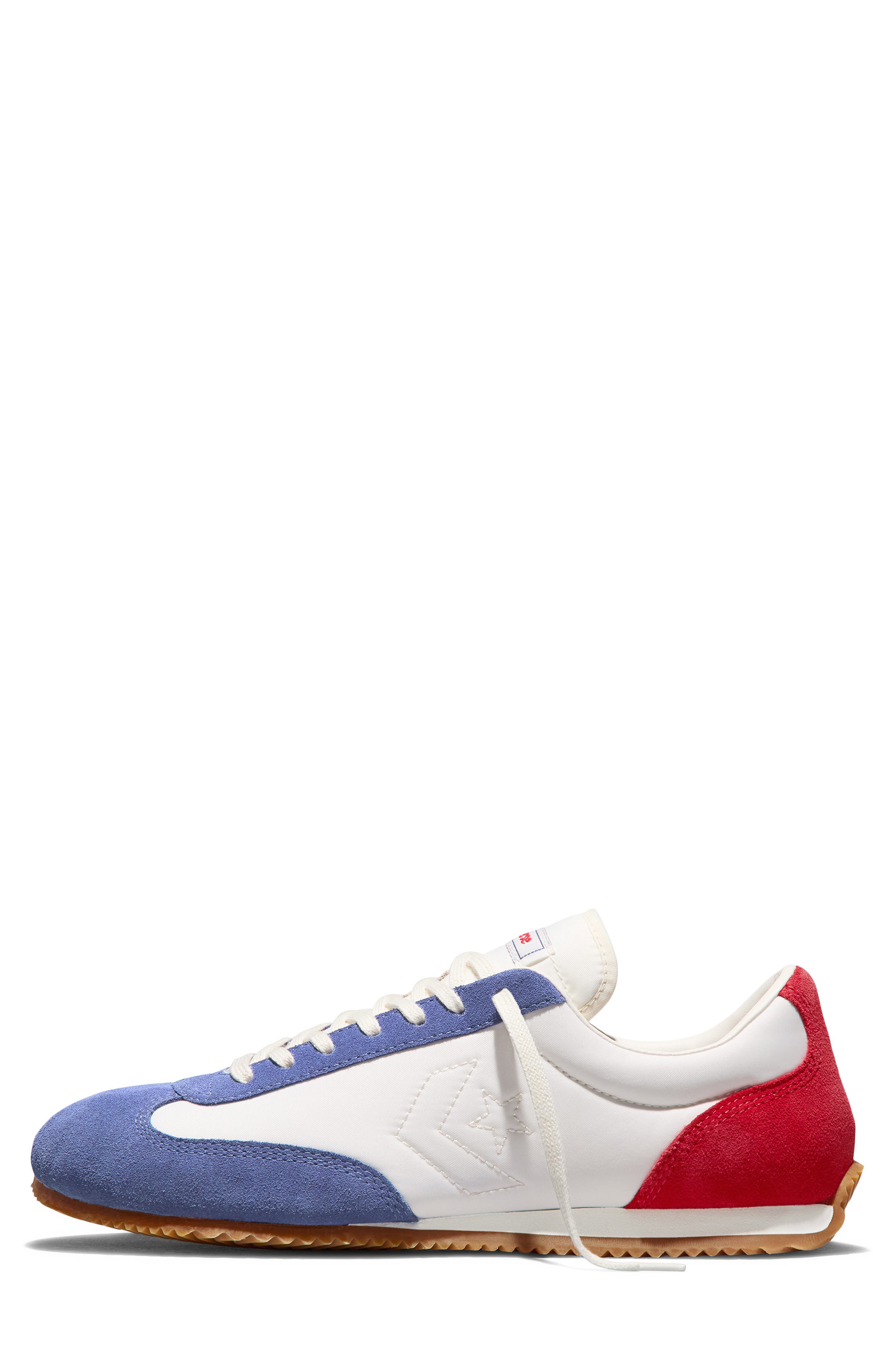 Converse Jogger Sneaker, Alternate, color, Egret/ Indigo Storm/ Red