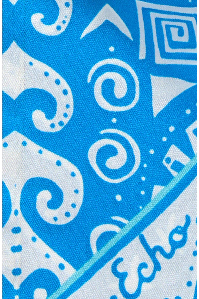 Sun & Surf Reversible Silk Skinny Scarf, Alternate, color, HAWAIIAN OCEAN