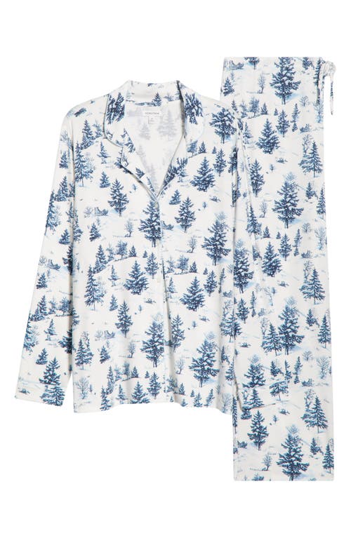 Nordstrom Moonlight Eco Knit Pajamas In Blue