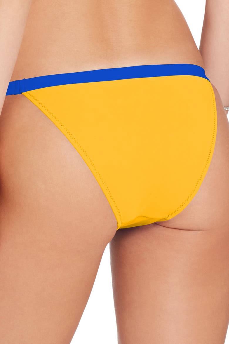 St Barths Colorblock Bikini Bottom, Alternate, color, Yellow