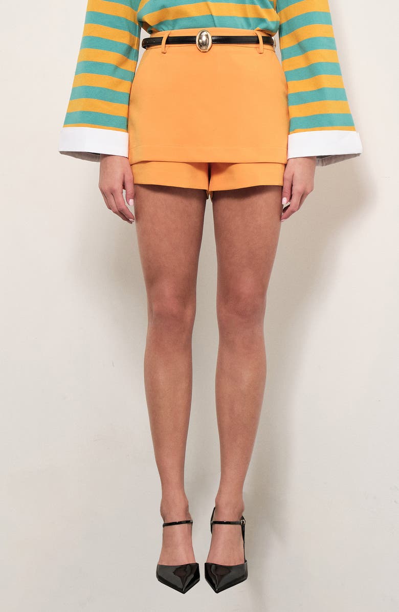 MAUDE CLUB Ruby Skort, Main, color, Tangerine