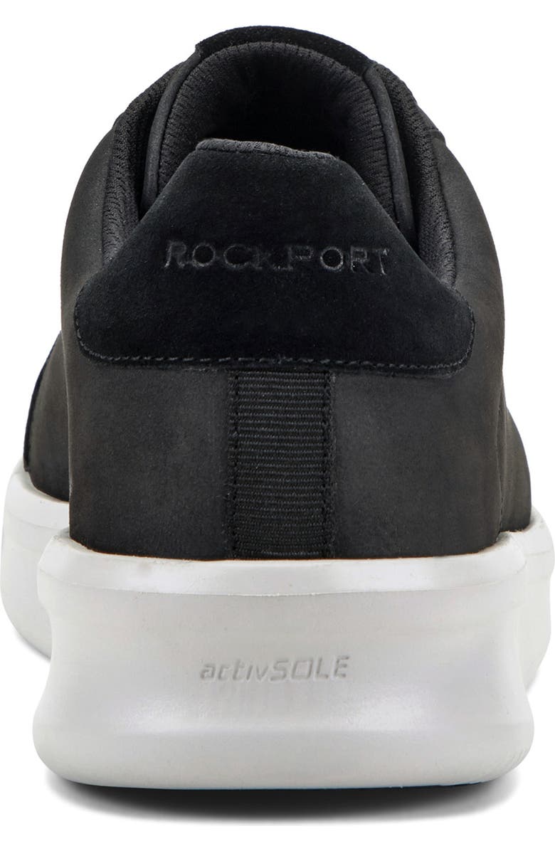 Rockport Lite Court Sneaker, Alternate, color, Black