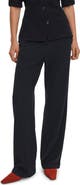 rag & bone Brushed Knit High Waist Wide Leg Pants