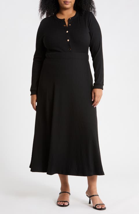 Ashton Button Front Midi Dress