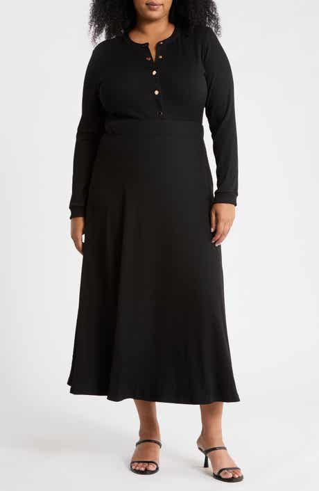 Ashton Button Front Midi Dress