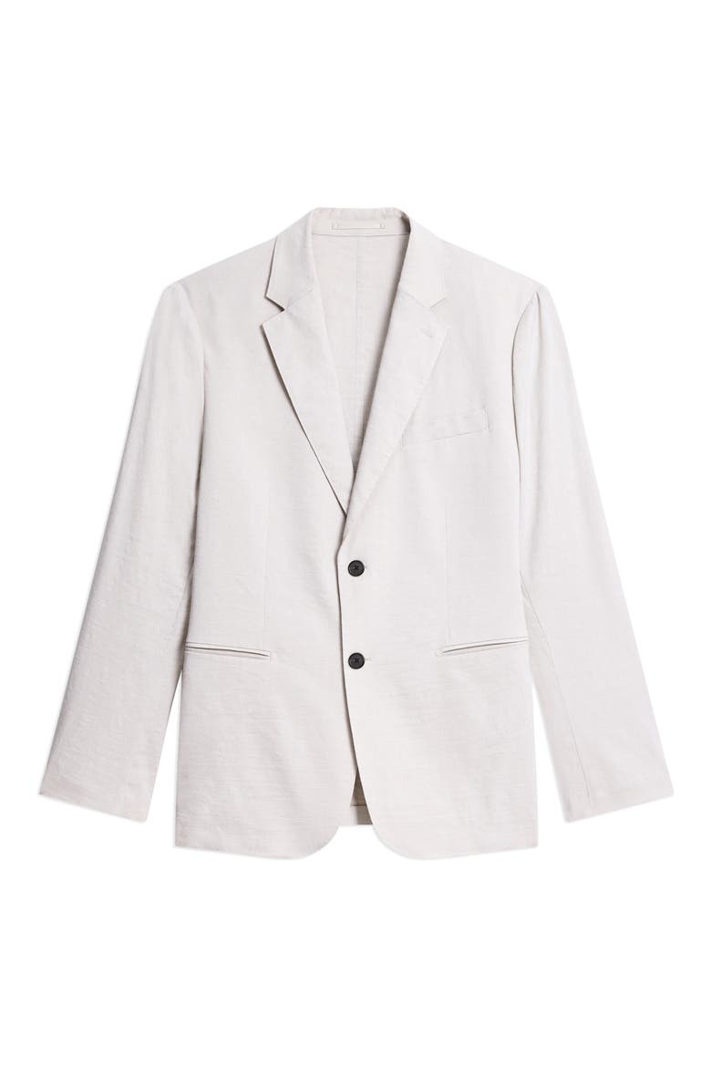Standard Linen Blend Suit Jacket, Alternate, color, SILVER CLOUD