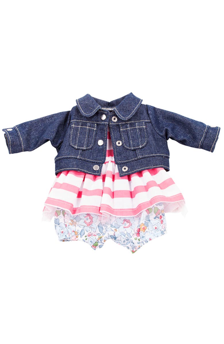 Gotz Vacanze Baby Combo Doll Clothing 3Piece Accessory Set Baby Dolls Fits 13", Main, color, Multicolored