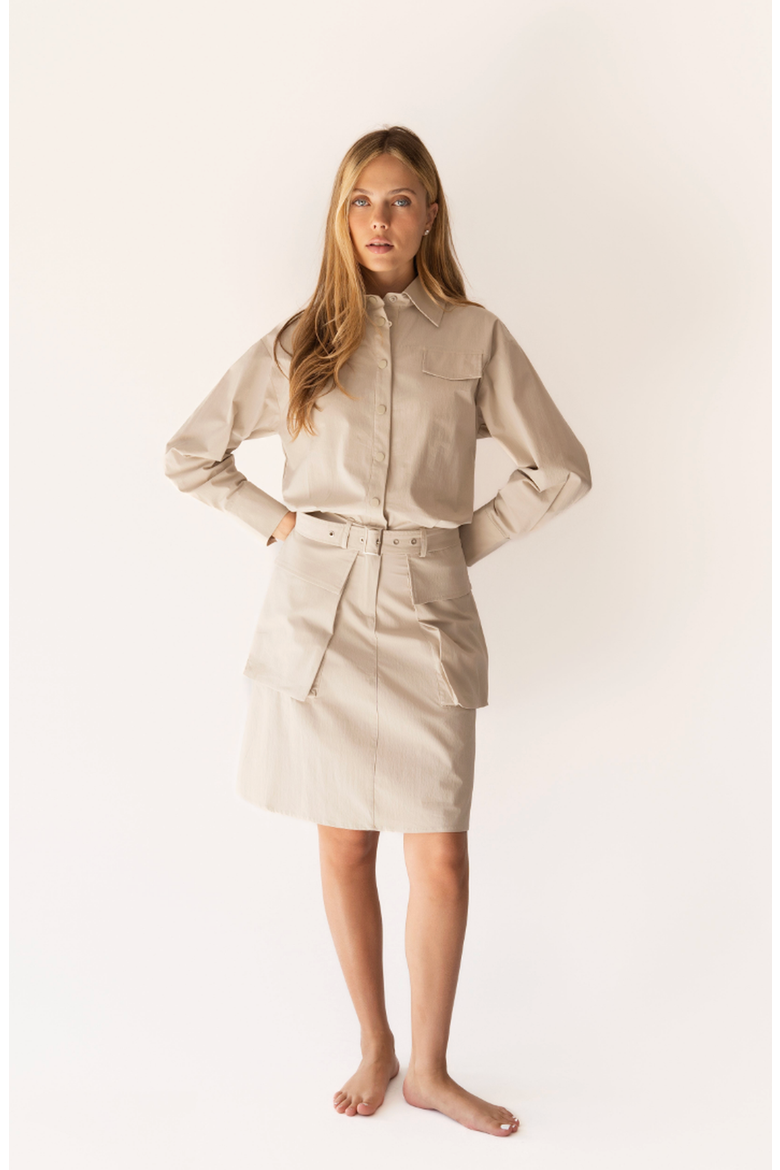 Lea Dress, Main, color, Beige