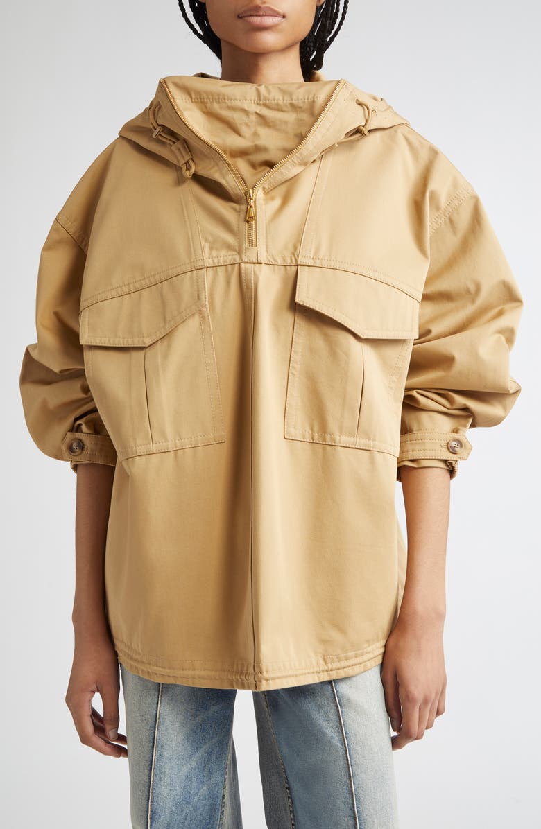 Zimmermann Illuminate Cotton Cargo Anorak, Main, color, 