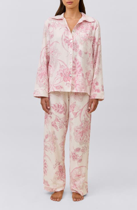 Coco Cosy Brushed Cotton Blend Pajamas