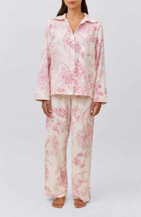 Coco Cosy Brushed Cotton Blend Pajamas