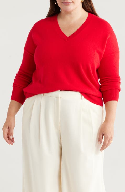 Women s Red Cashmere Sweaters Nordstrom