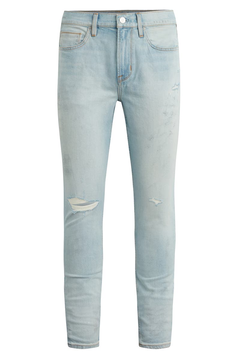 Hudson Jeans Zack Ripped Skinny Jeans, Main, color, 