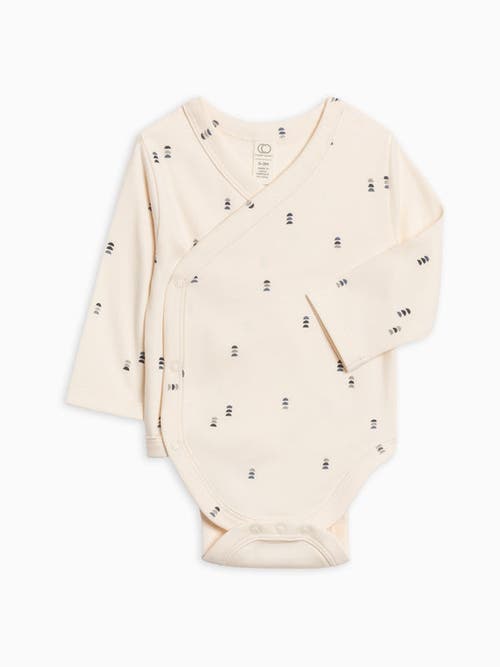 Colored Organics Kids' Organic Kai Kimono Bodysuit In Neutral