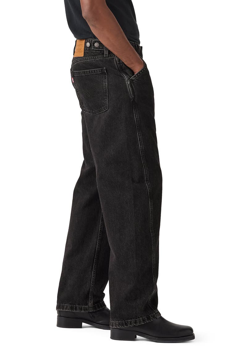 Loose Barrel Jeans, Alternate, color, FORGET ME NOTS