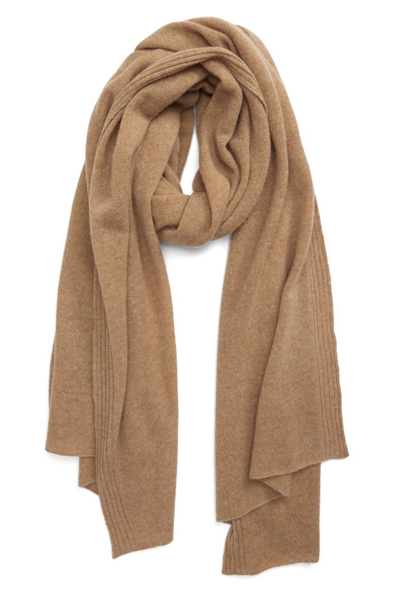 Cashmere Scarf, Main, color, TAN INDOCHINE
