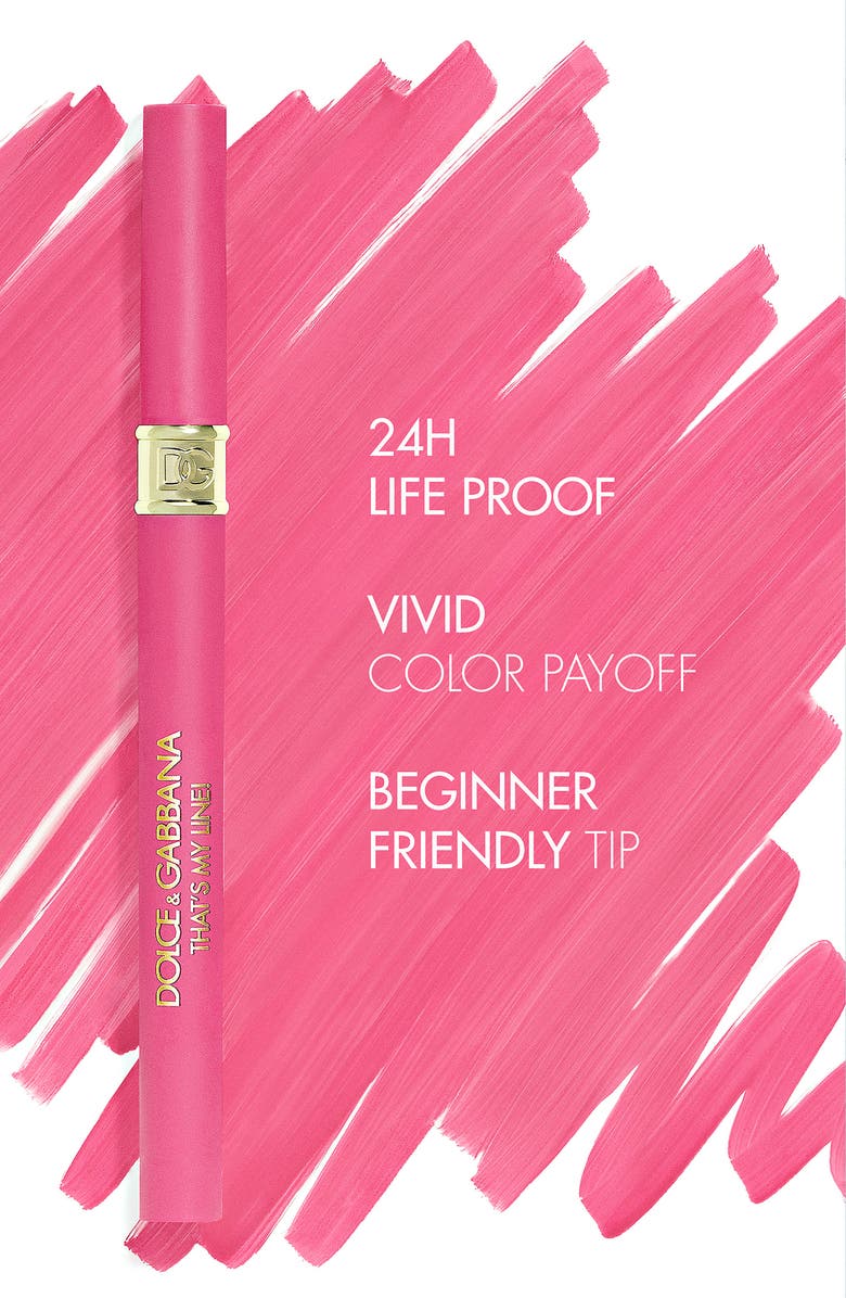 Dolce&Gabbana That's My Line! 24HR Lasting Waterproof Eyeliner, Alternate, color, 01 Pov
