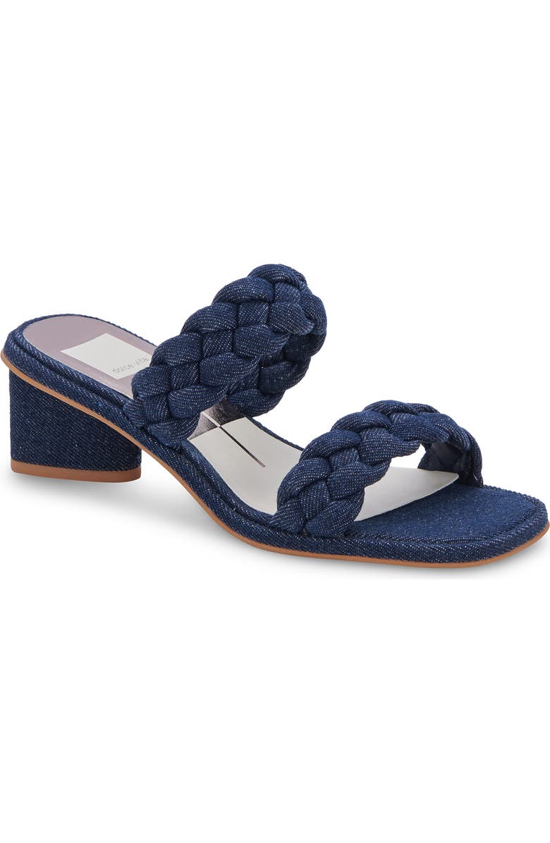 Dolce Vita Ronin Slide Sandal, Main, color, Indigo Denim