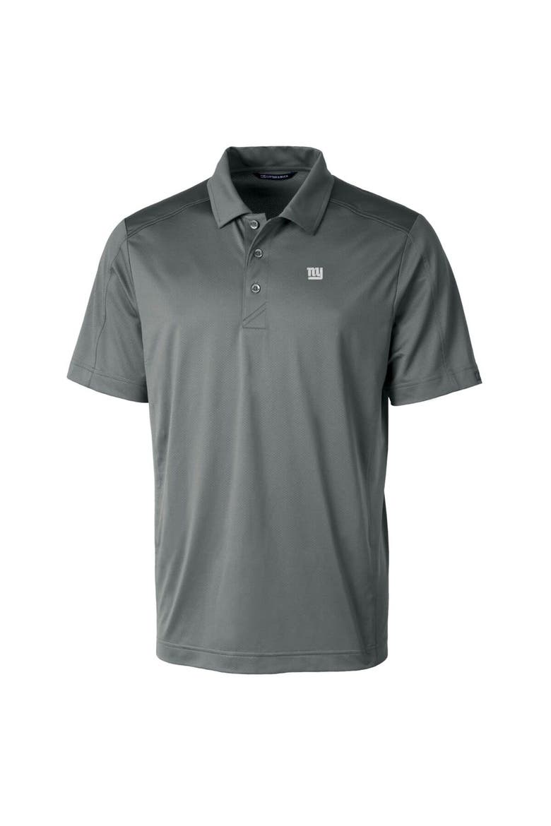 Men's Cutter & Buck Steel New York Giants Prospect Textured Stretch Polo, Alternate, color, Steel