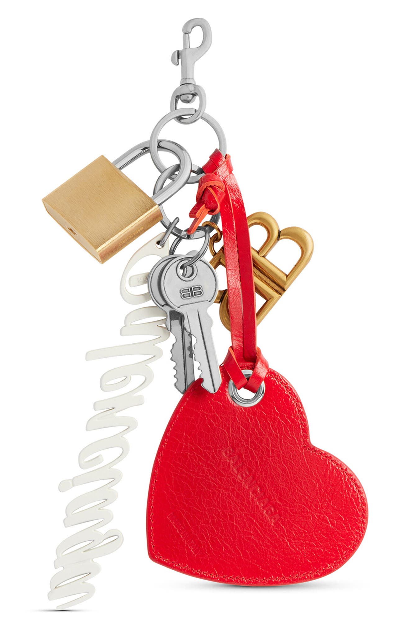 Balenciaga Paloma Bag Charm, Alternate, color, 