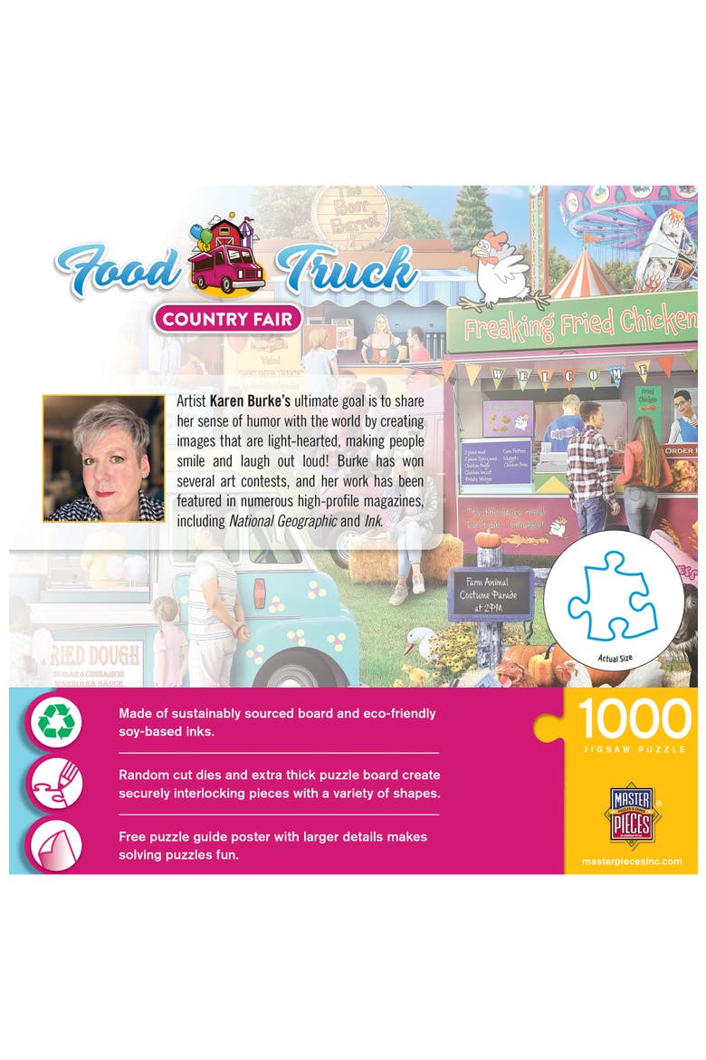 Country Fair 1000 Piece Jigsaw Puzzle, Alternate, color, Multicolor